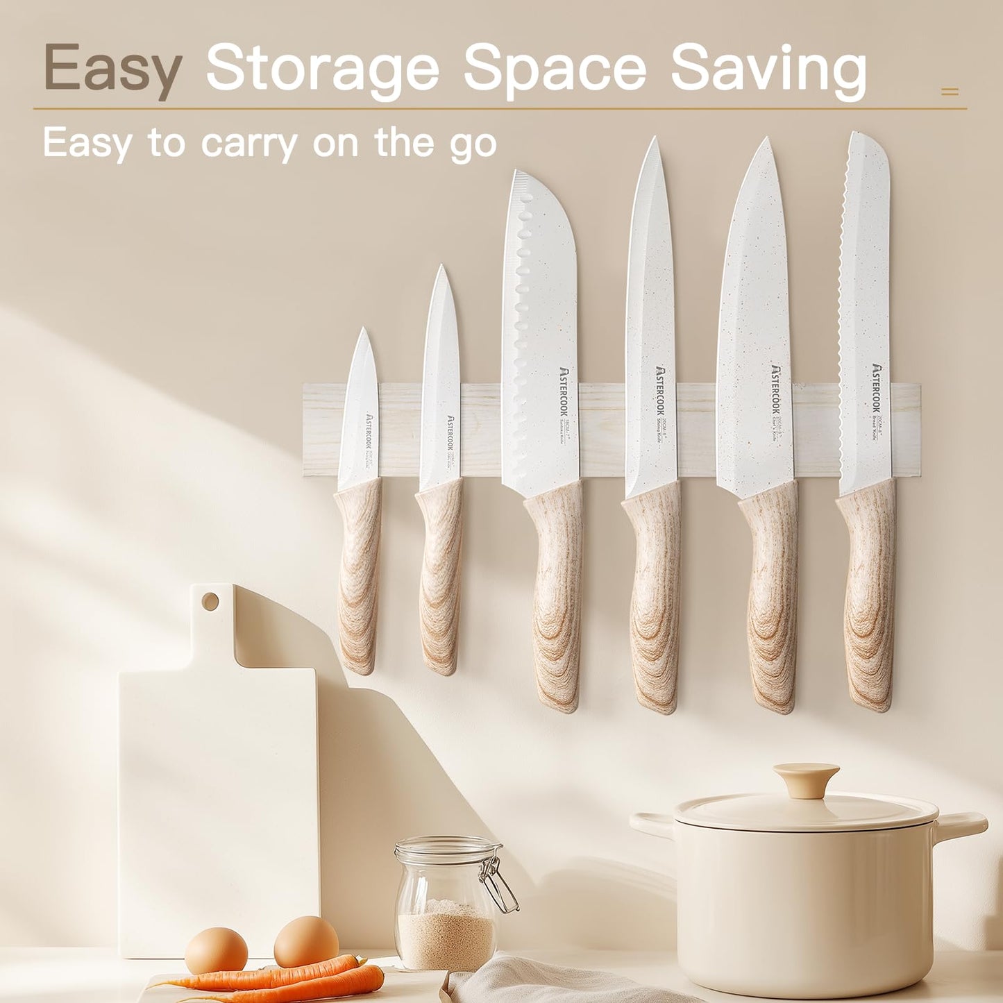 13-Piece Astercook Stainless Steel Knife Set