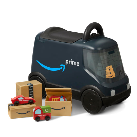 Amazon Delivery Van Ride On Toy for Kids