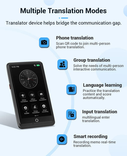 AI Translator Device for 139 Languages