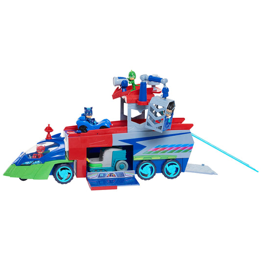 PJ Masks PJ Seeker with Bonus Figures,10-pieces, Lights and Sounds Toy Vehicle, Kids Toys for Ages 3 Up, Amazon Exclusive by Just Play