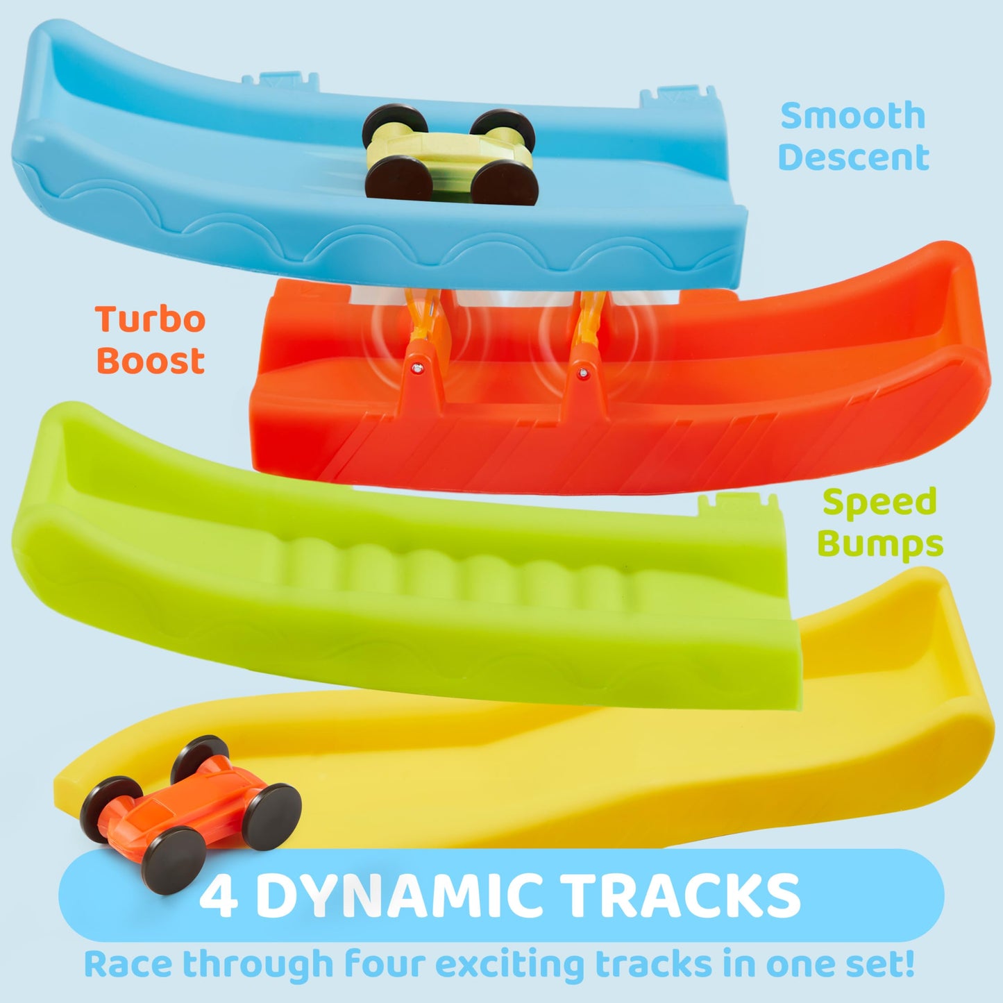 Car Ramp Race Track Toy for Toddlers