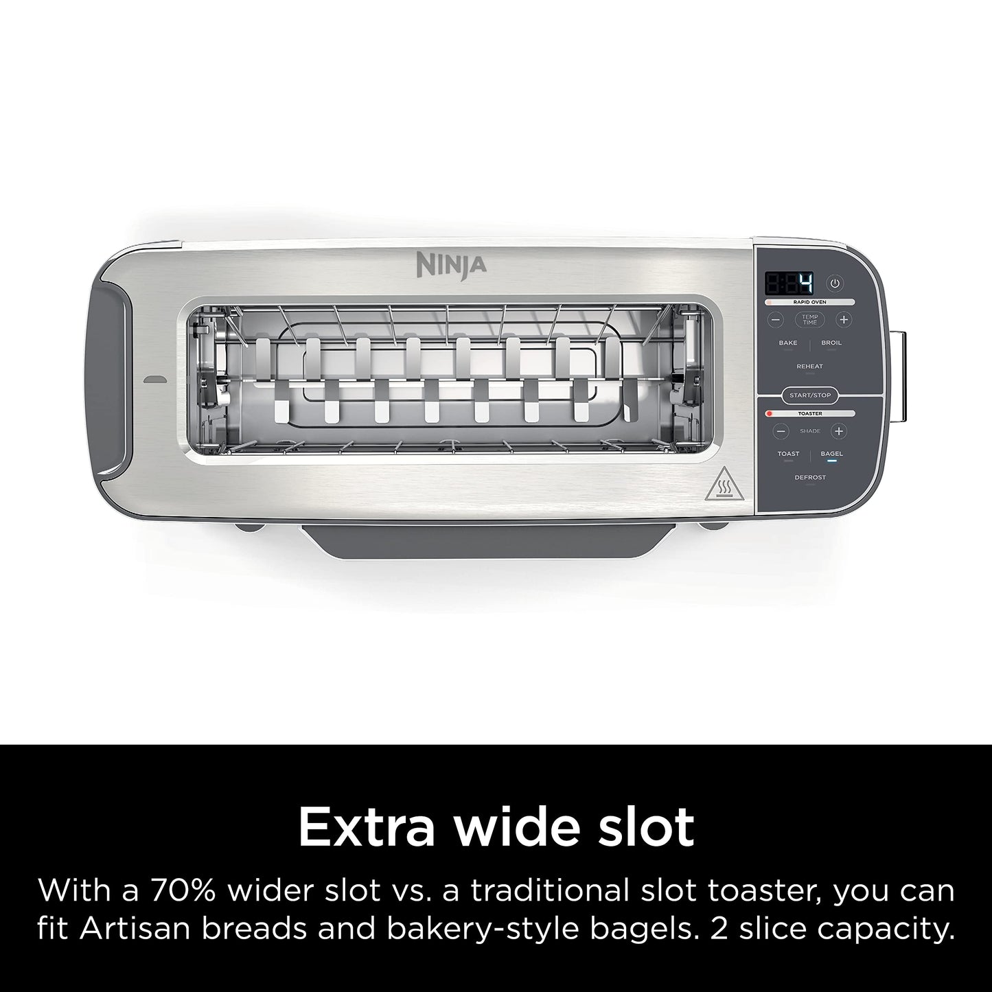 Ninja Foodi 2-in-1 Compact Toaster Oven