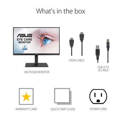 ASUS 27" Full HD IPS Monitor with Speakers