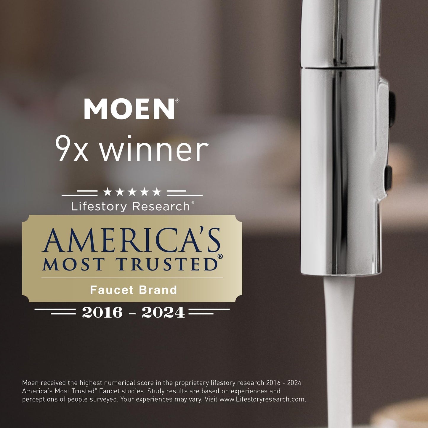 Moen Magnetic Docking 6-Function Showerhead, Chrome