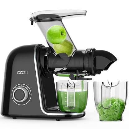 COZII Slow Masticating Juicer with Large Feed Chute