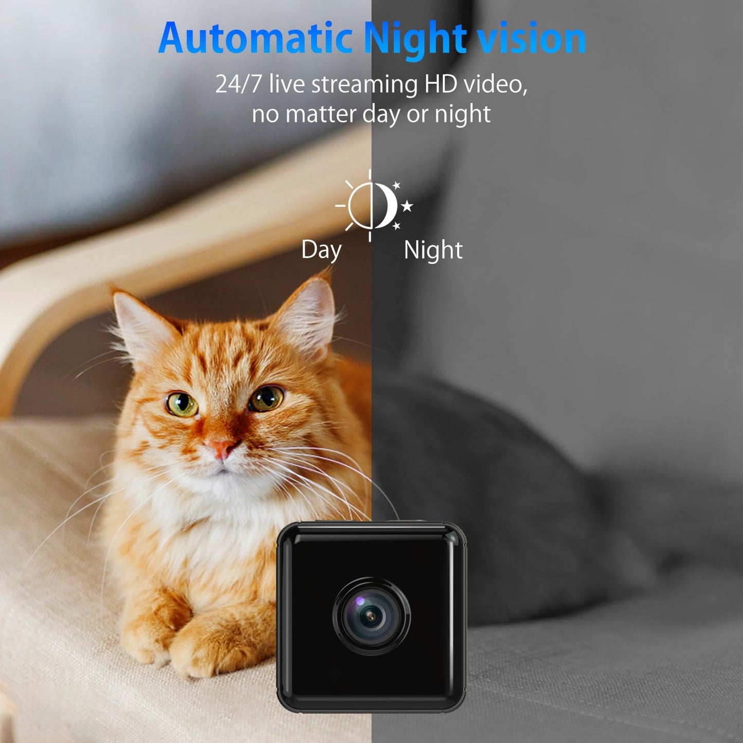 1080P WiFi Hidden Camera with Night Vision