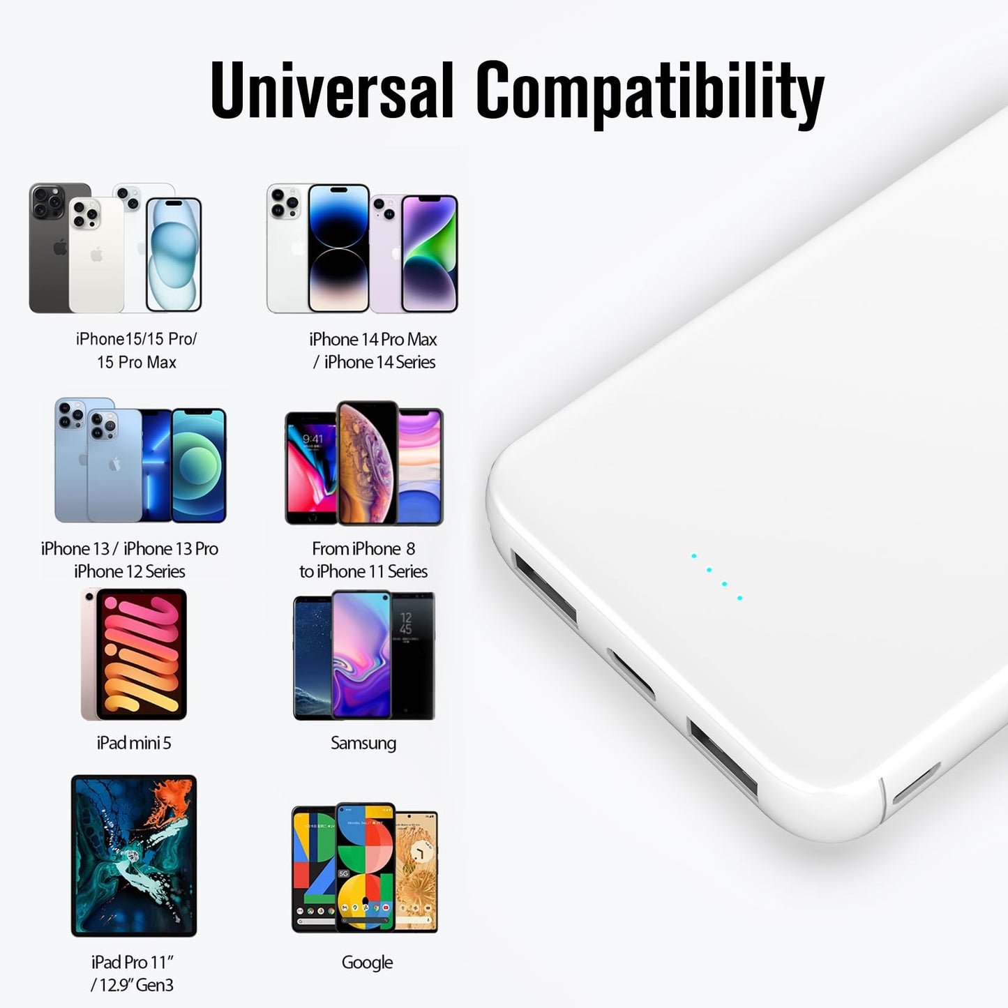 VANYUST 10000mAh Fast Charging Power Bank