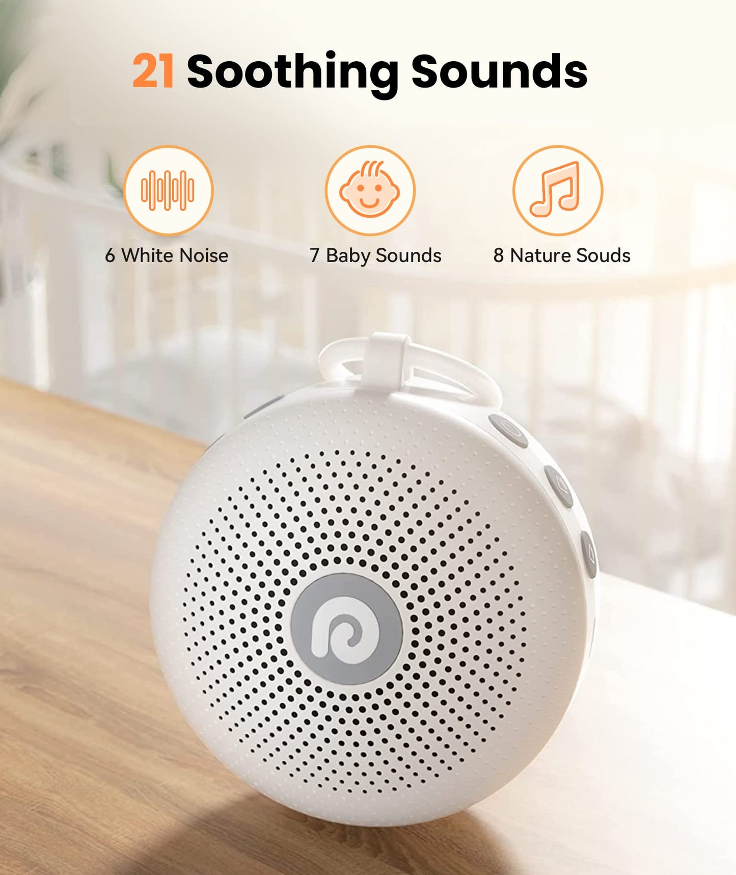 Dreamegg Portable White Noise Machine for Sleep