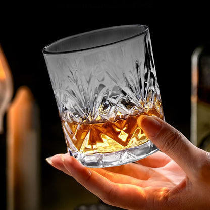 Set of 4 Old Fashioned Whiskey Glasses