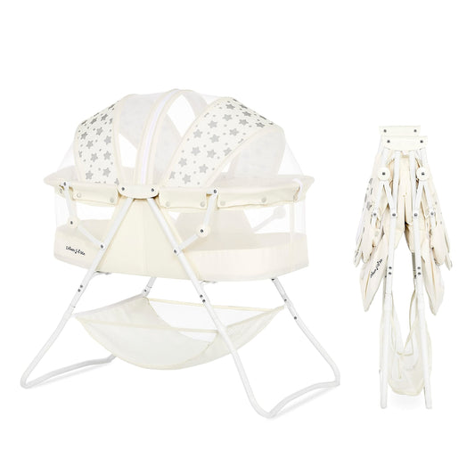 Dream On Me Portable Baby Bassinet with Canopy