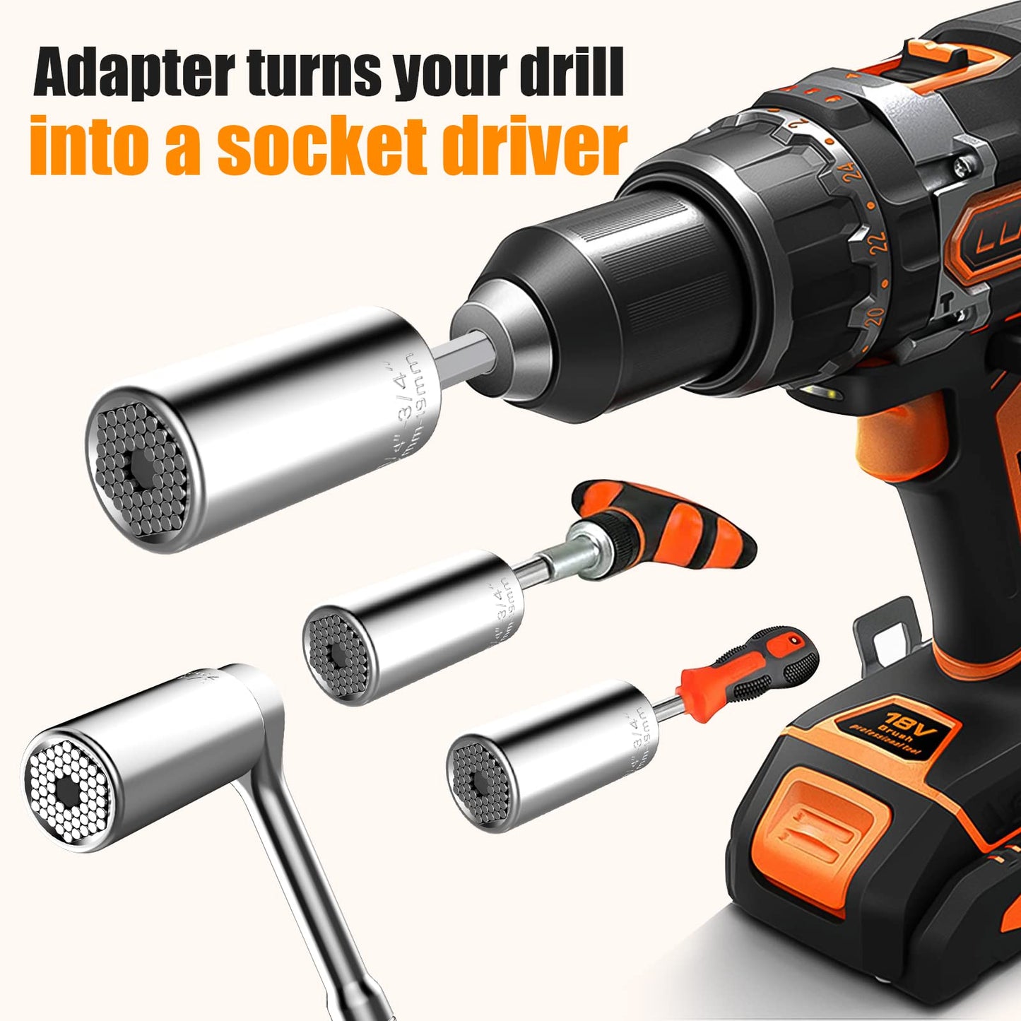 Universal Socket Tool Set for Dads and Men