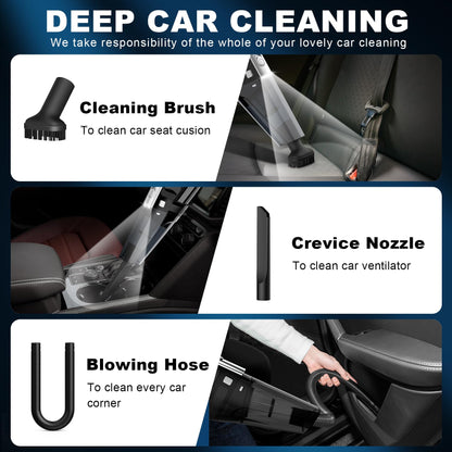 Portable Car Vacuum Cleaner with 7000PA Suction