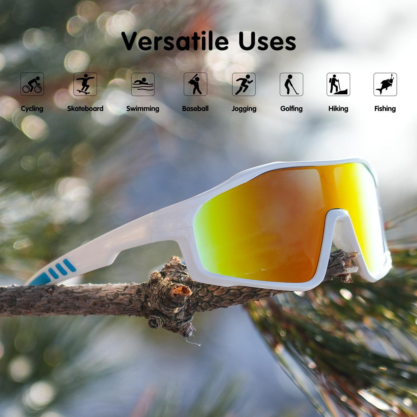 EYEBUDDY Kids Baseball Sunglasses with UV Protection