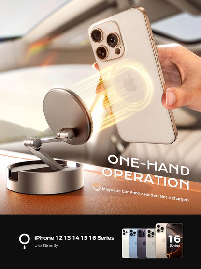 MagSafe Car Phone Mount with 360° Rotation