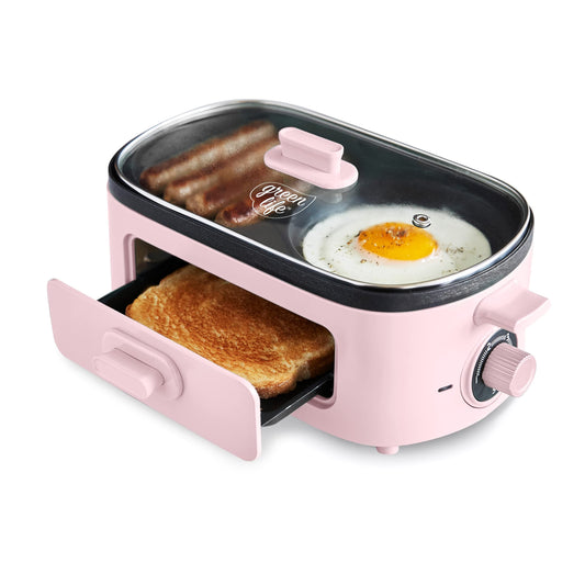 3-in-1 Breakfast Station with Toast Drawer
