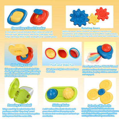 Montessori Busy Board Toy for Toddlers