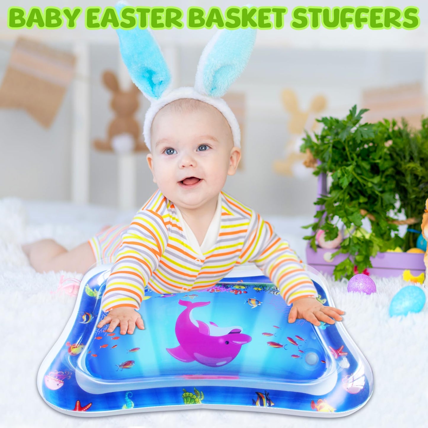 Baby Tummy Time Water Mat for Infants