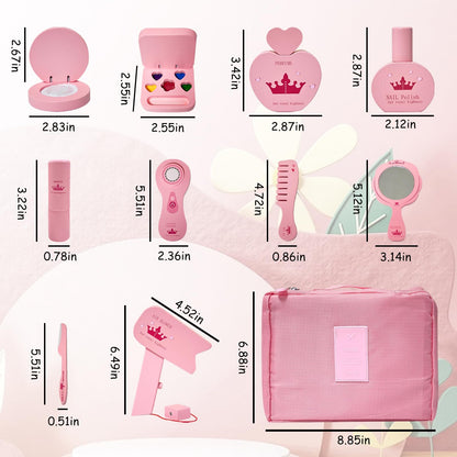 Wooden Makeup Toy Set for Little Girls