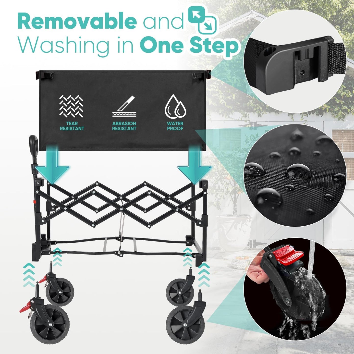 Sekey Collapsible Wagon Cart for Easy Transport