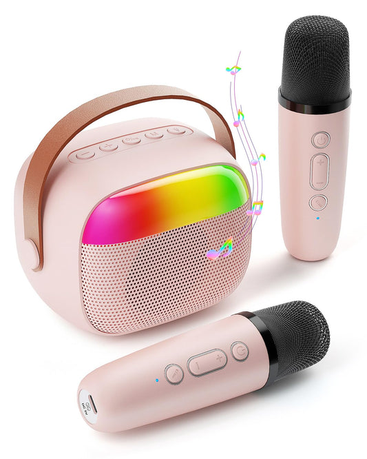 Karaoke Machine for Kids with 2 Microphones