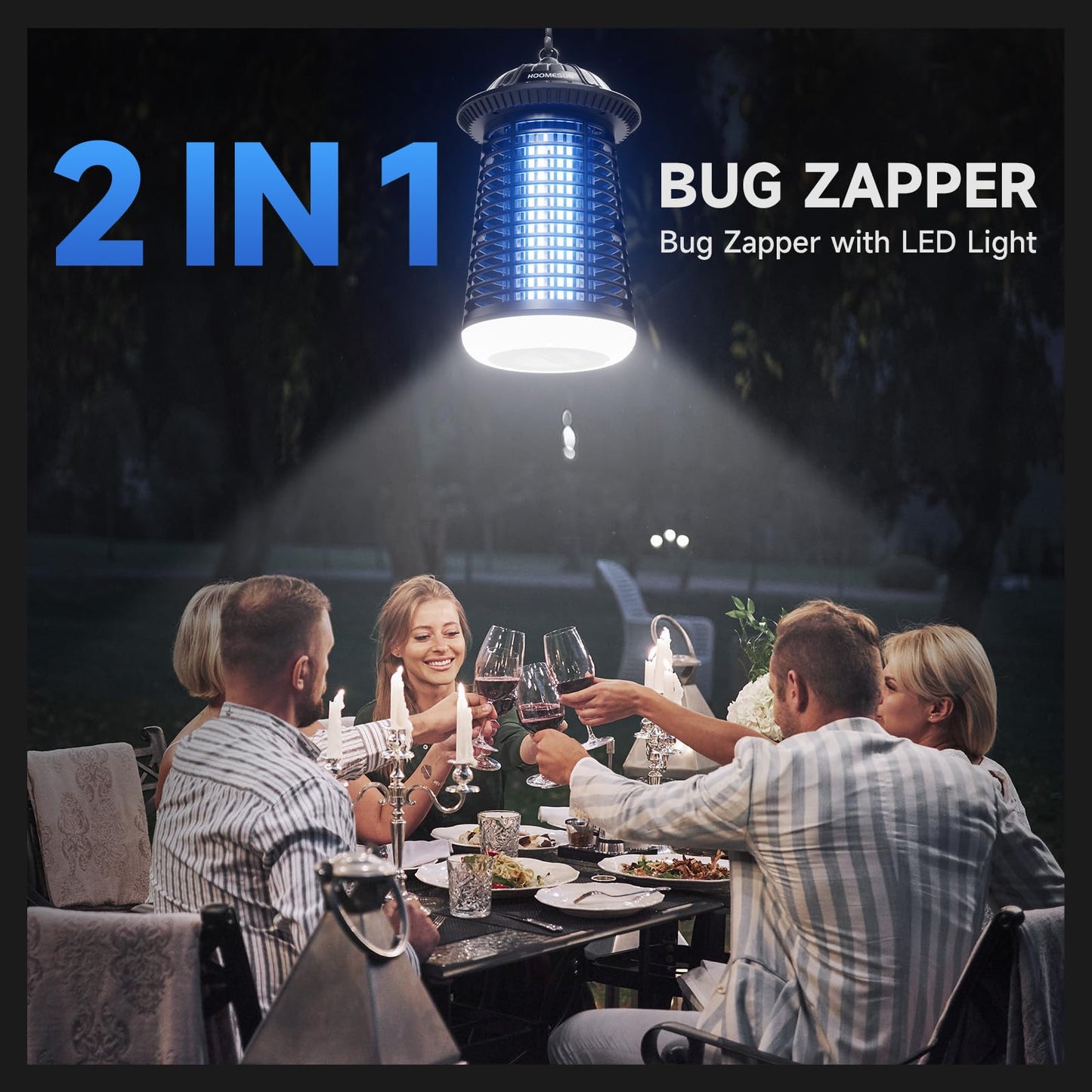 HOOMESUN Mosquito Zapper with LED Light