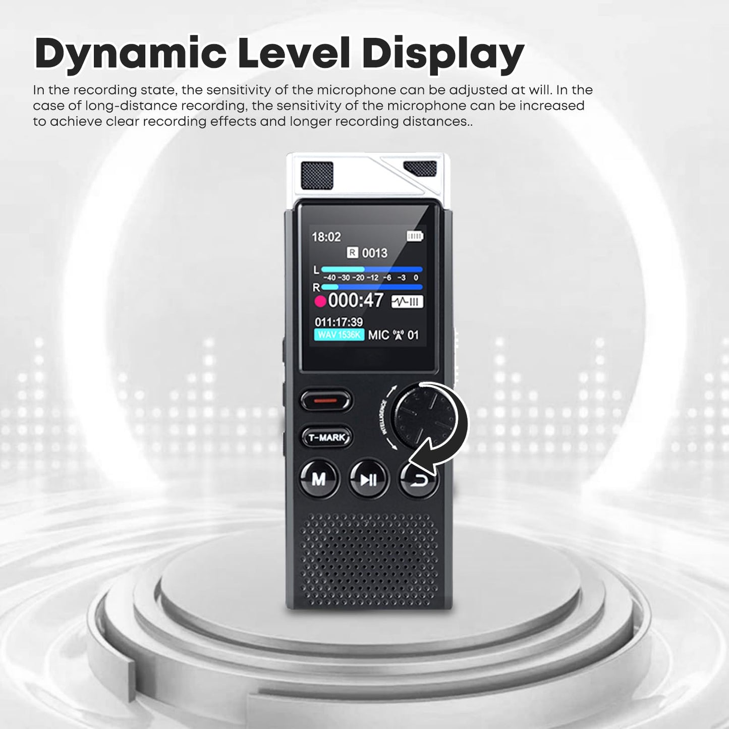 Wucotc 264GB Voice Activated Digital Recorder