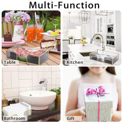 Glass Napkin Towel Holder