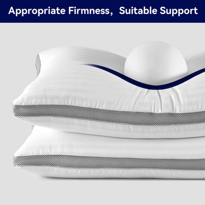2 Pack SLEEP ZONE Queen Bed Pillows
