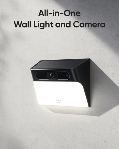 eufy Security Solar Wall Light Camera 2K