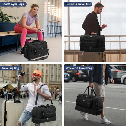 42L Carry On Duffle Bag for Travel & Gym