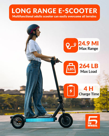5TH Wheel Electric Scooter 800W 20 MPH Range
