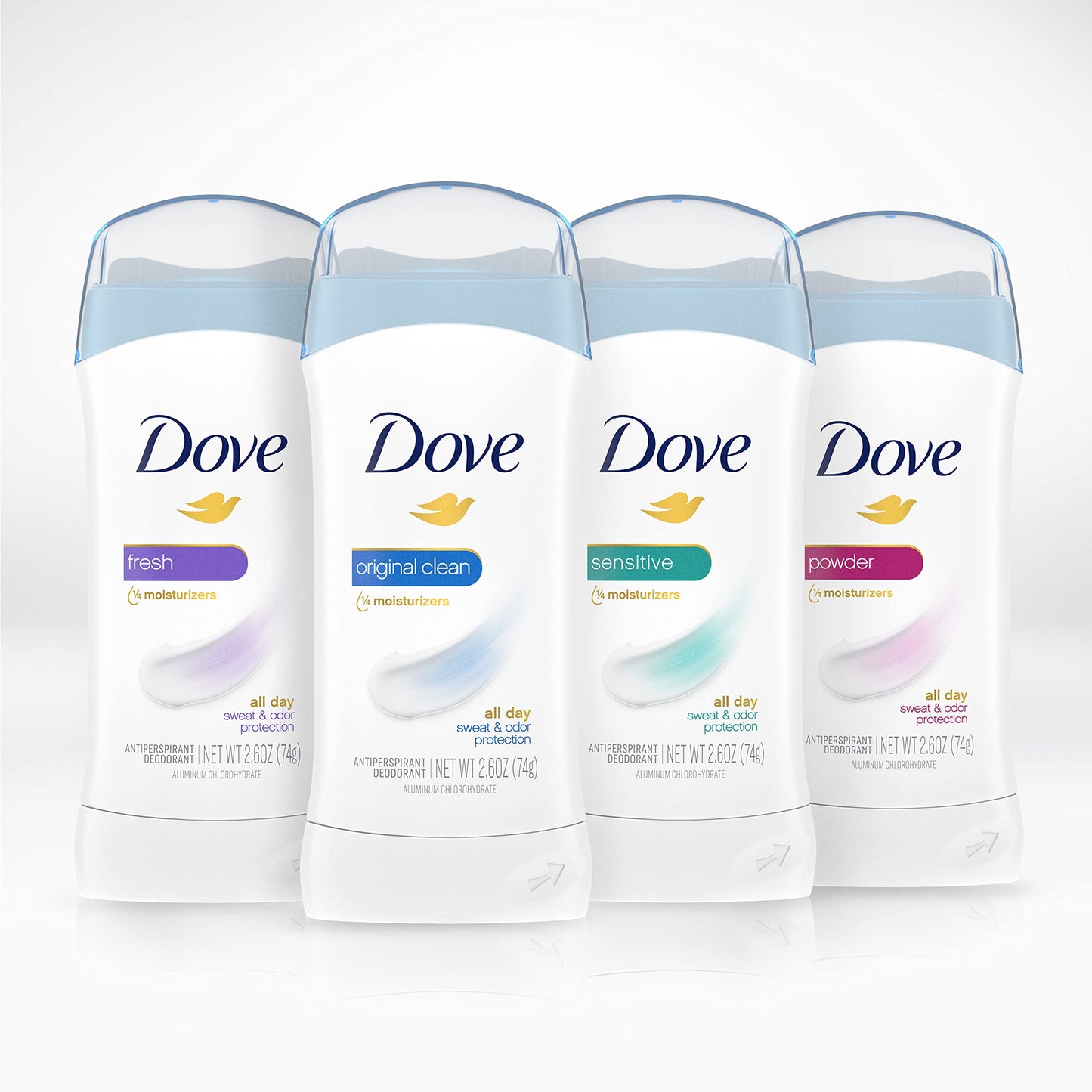 6 Pack Dove Antiperspirant Deodorant, Powder