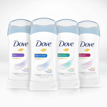 6 Pack Dove Antiperspirant Deodorant, Powder