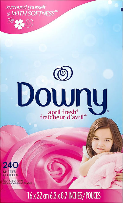 240 Count Downy Dryer Sheets Fabric Softener