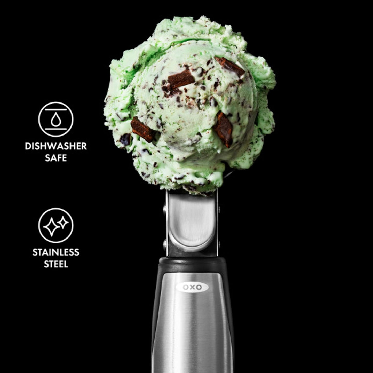 OXO Steel Lever Ice Cream Scoop