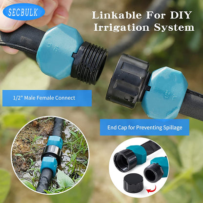 Soaker Hose 150ft Drip Irrigation System