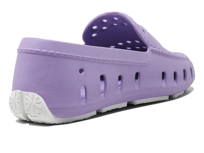 Floafers Kids Prodigy Driver (Toddler/Little Kid/Big Kid) - Loafers for Kids - Waterproof EVA Foam Upper Lavender/Bright White 9 Toddler M