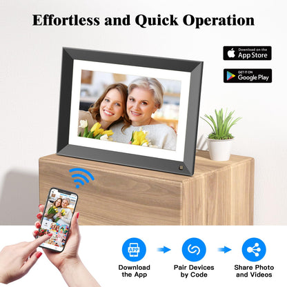 10.1-Inch Digital Picture Frame with WiFi