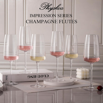 Physkoa Hand Blown Wine and Champagne Glasses