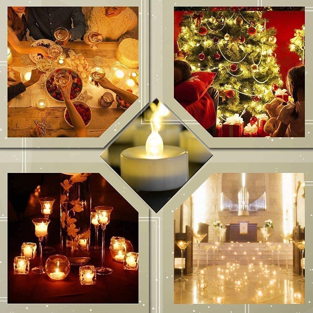 24 Flameless LED Tea Lights