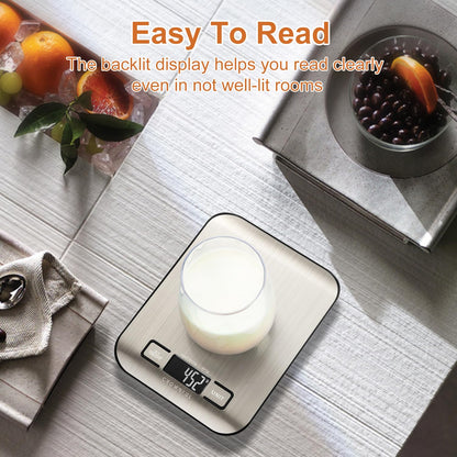 CROWNFUL Digital Kitchen Scale with Tare Function
