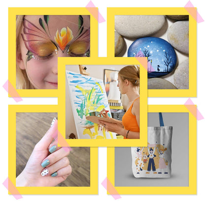 33 PCS Acrylic Paint Set for Beginners & Artists