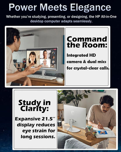 HP 2025 All-in-One Desktop Computer with 32GB RAM