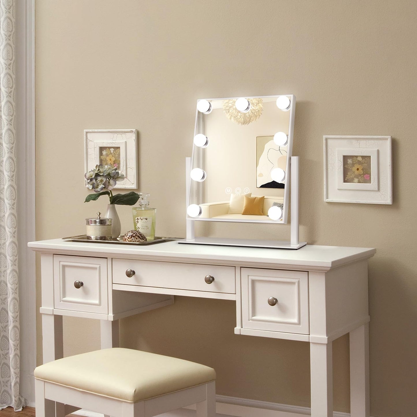 VoxZypher LED Vanity Makeup Mirror with Touch Control