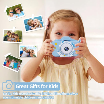 Kids Camera, 48MP Digital Camera for Kids Video Recorder 1080P with 32GB SD Card, IPS 2 Inch Screen Toddler Camera Christmas Birthday Gifts Toy for Aged 3-12 Boys and Girls