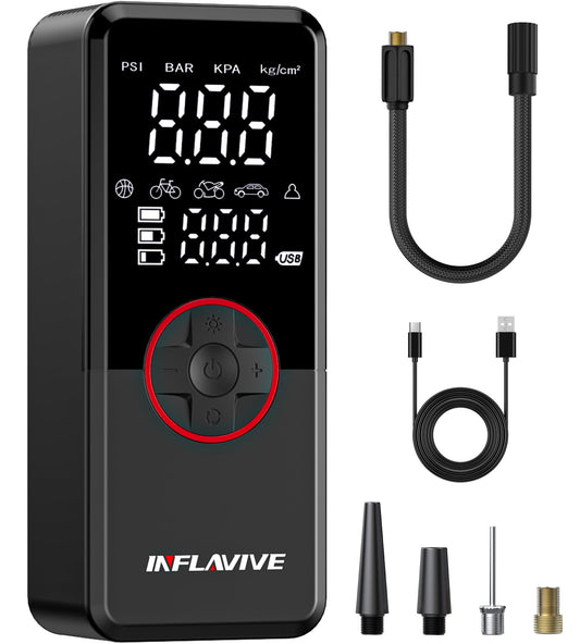 Portable Air Compressor with LED Light 150PSI