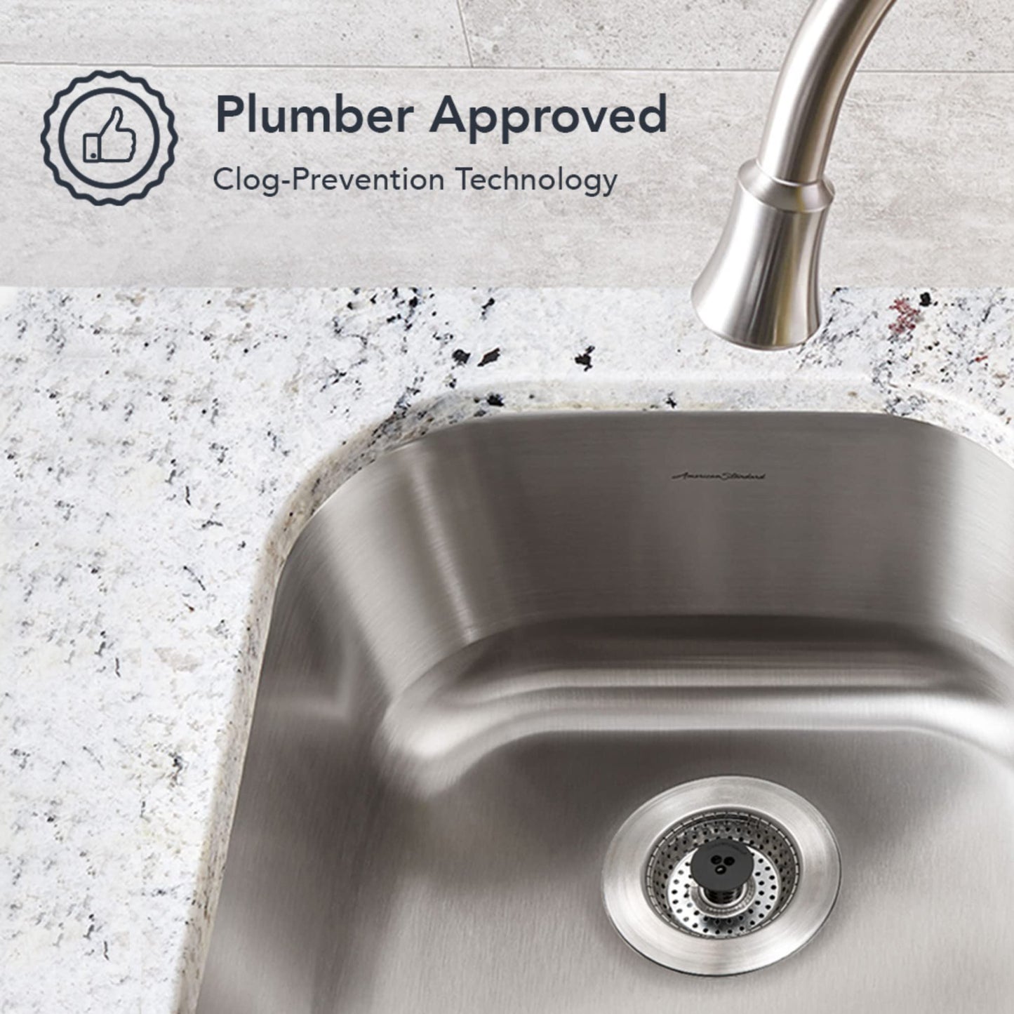 SinkShroom Clog-Free Stainless Steel Sink Strainer
