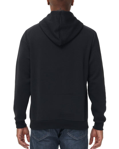 Men's Geometric Pullover Hoodie with Pocket