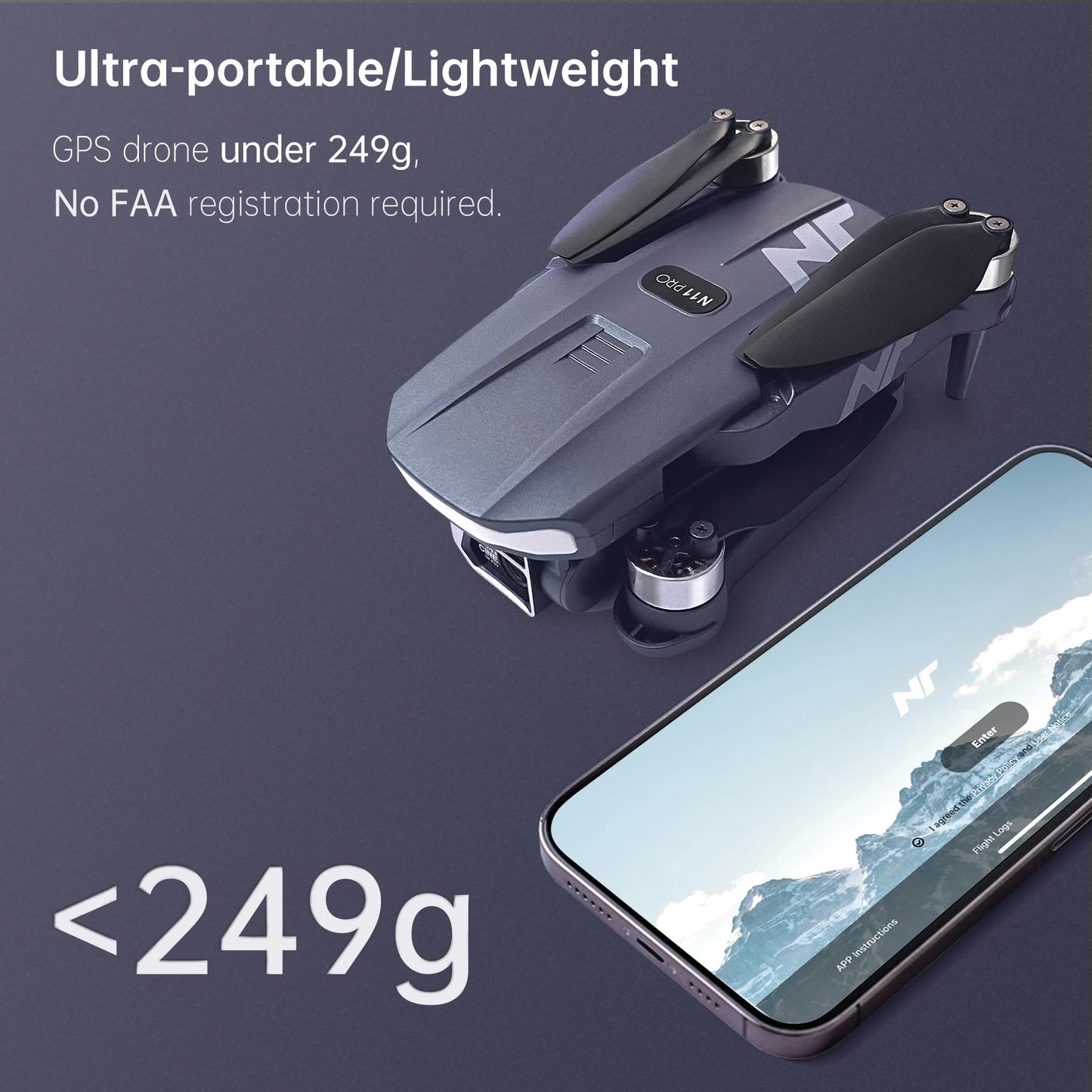 NAFYRE N11 PRO 4K GPS Drone with Camera