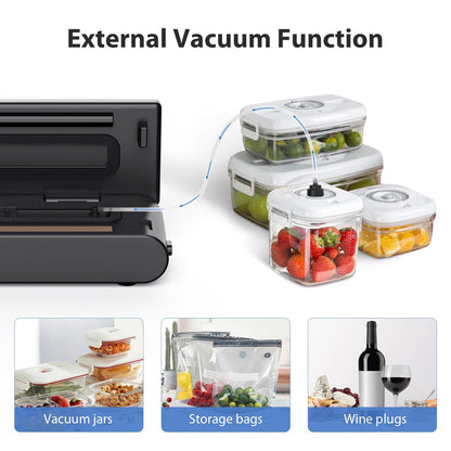 KOIOS Vacuum Sealer with Cutter & 10 Bags